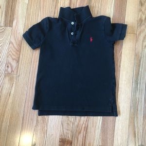 Boys Ralph Lauren polo black size S.